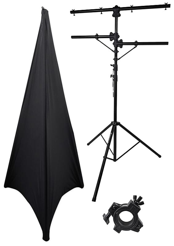 

Rockville RVLS1 Lighting Tree Light Stand + черный тканевый чехол Scrim Werks RVLS1+RSC7B+O-CLAMP/1.5