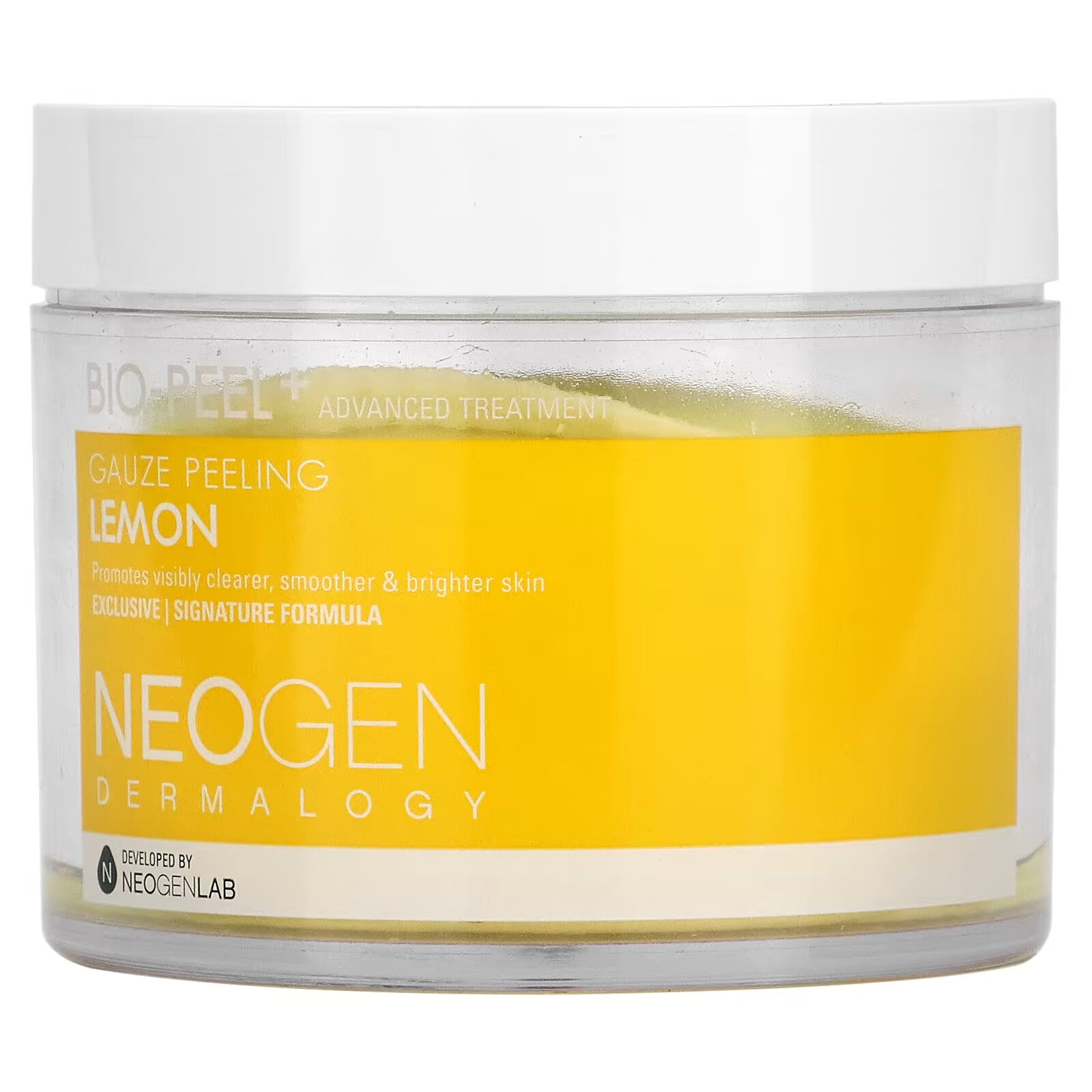 Neogen, Bio-Peel +, салфетки для пилинга, лимон, 30 штук - фото