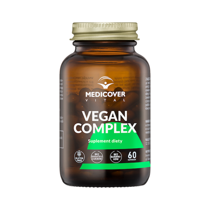 Medicover Vital Vegan Complex биологически активная добавка, 60 капсул/1 упаковка