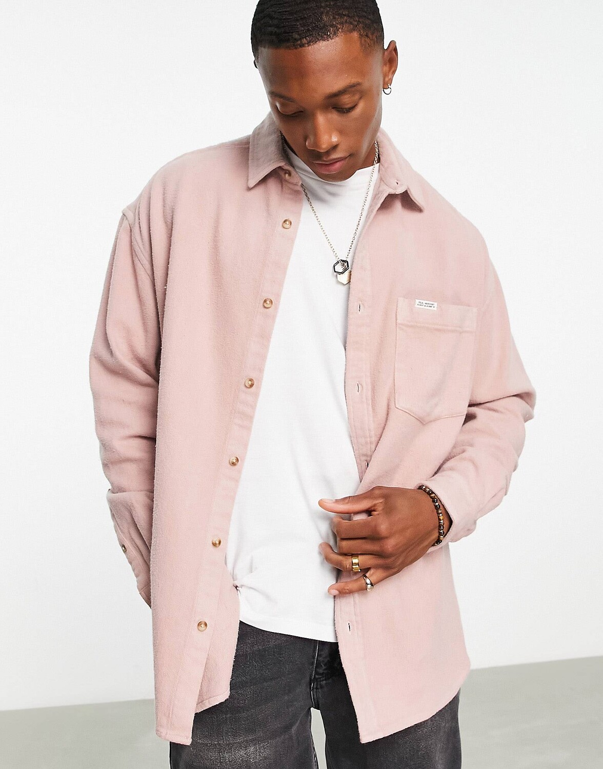 

Винтажная фланелевая рубашка свободного кроя ASOS DESIGN 90-х