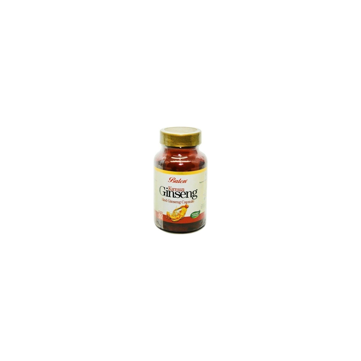 Красный женьшень Balen Capsules, 300 мг, 60 капсул ginseng korea tablet red ginseng slices dry ginseng root 12 years hongshen powder