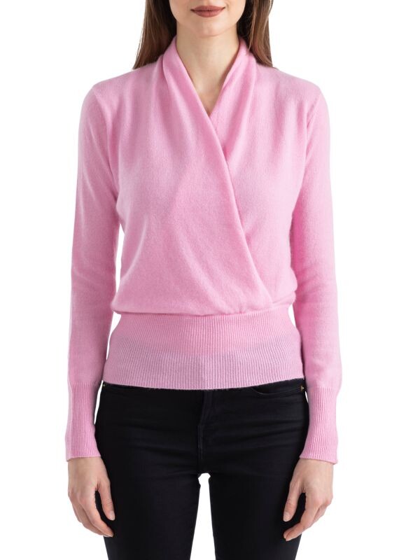 

Кашемировый свитер с подкладкой Sofia Cashmere Black, Розовый