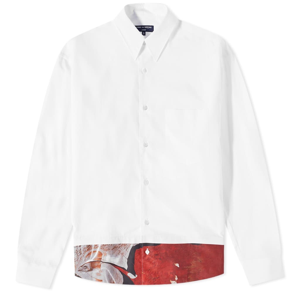

Рубашка Comme des Garçons Homme Hem Panel Shirt