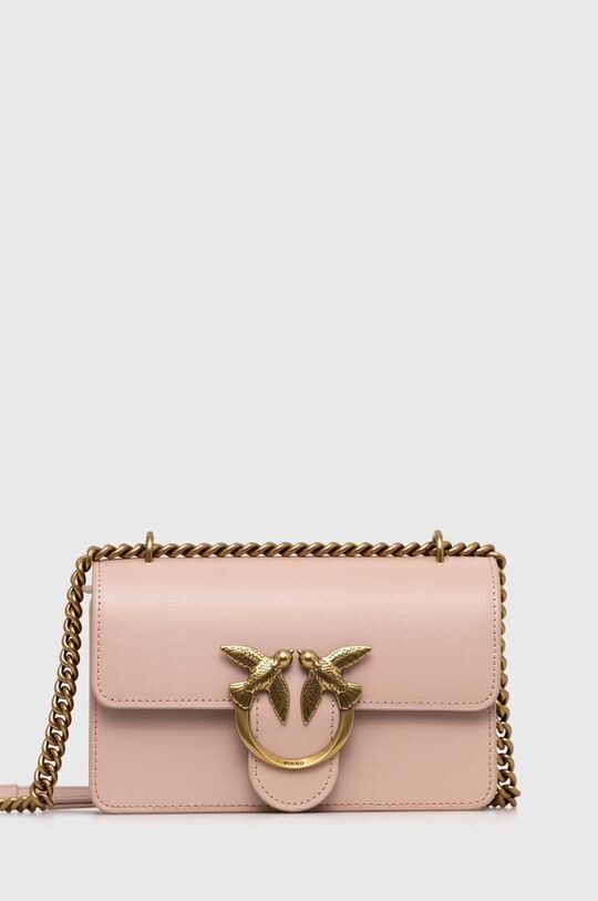 

Кожаная сумочка Pinko, розовый