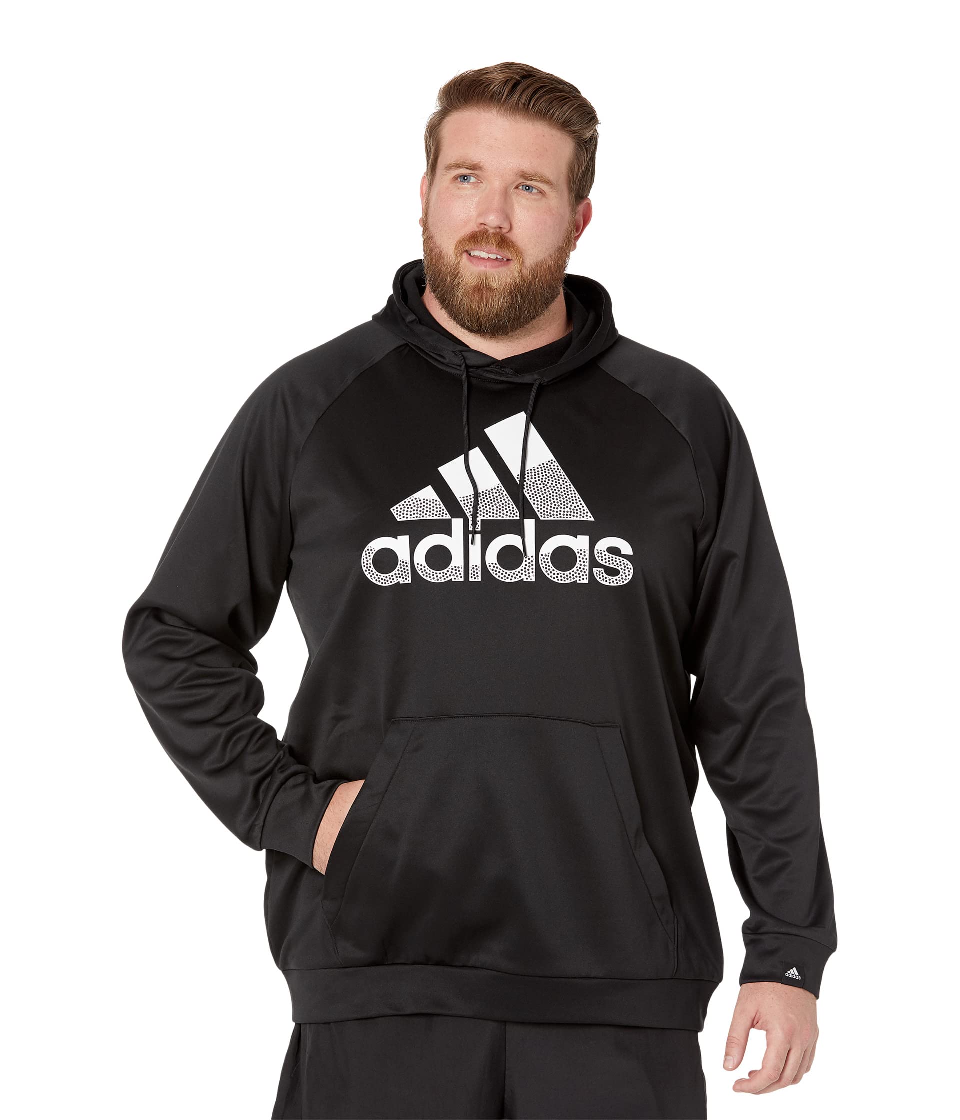 Толстовка Adidas Big & Tall Game & Go Big Logo, черный – заказать из-за  границы с доставкой в «CDEK.Shopping»