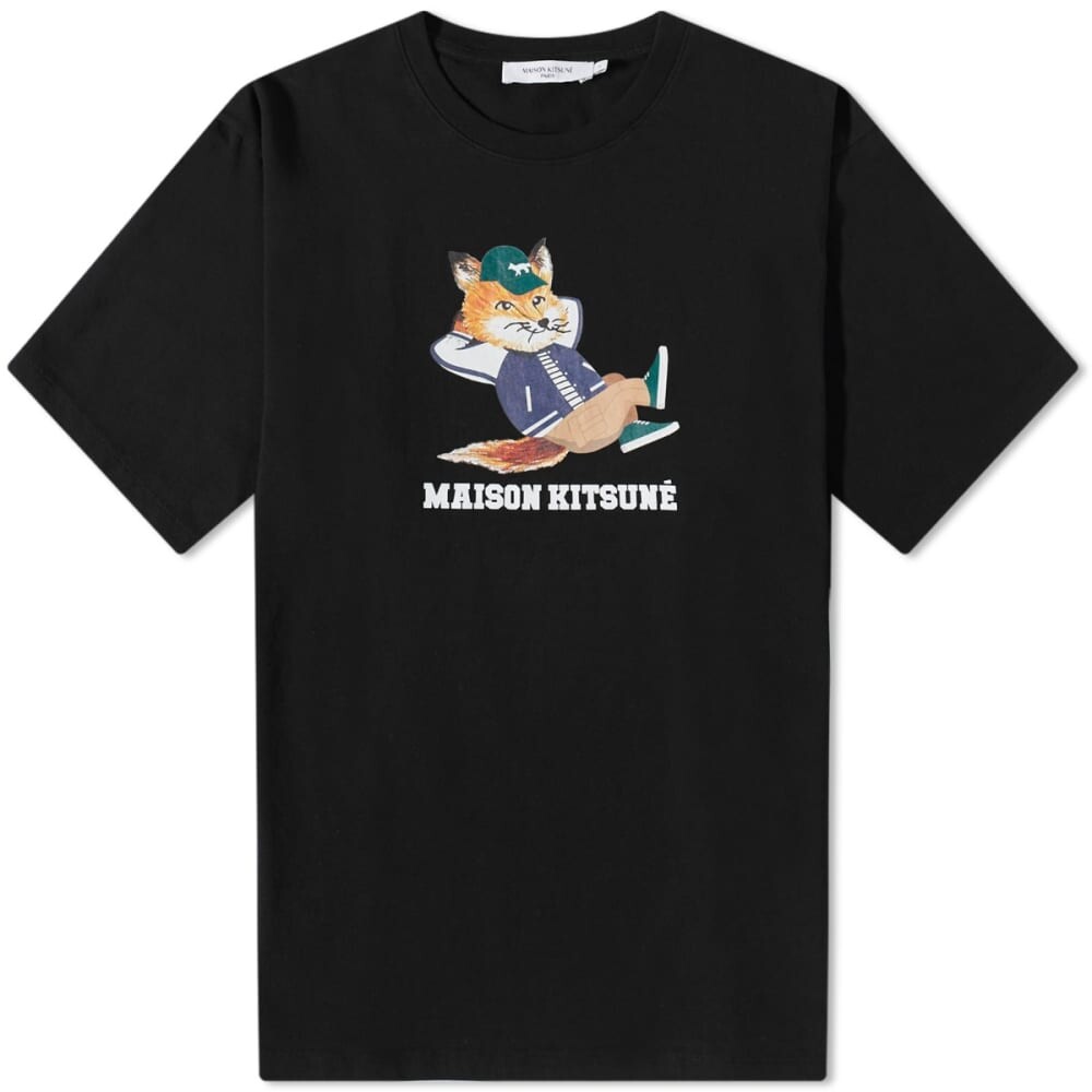 

Футболка Maison Kitsune Dressed Fox Easy Tee, Черный