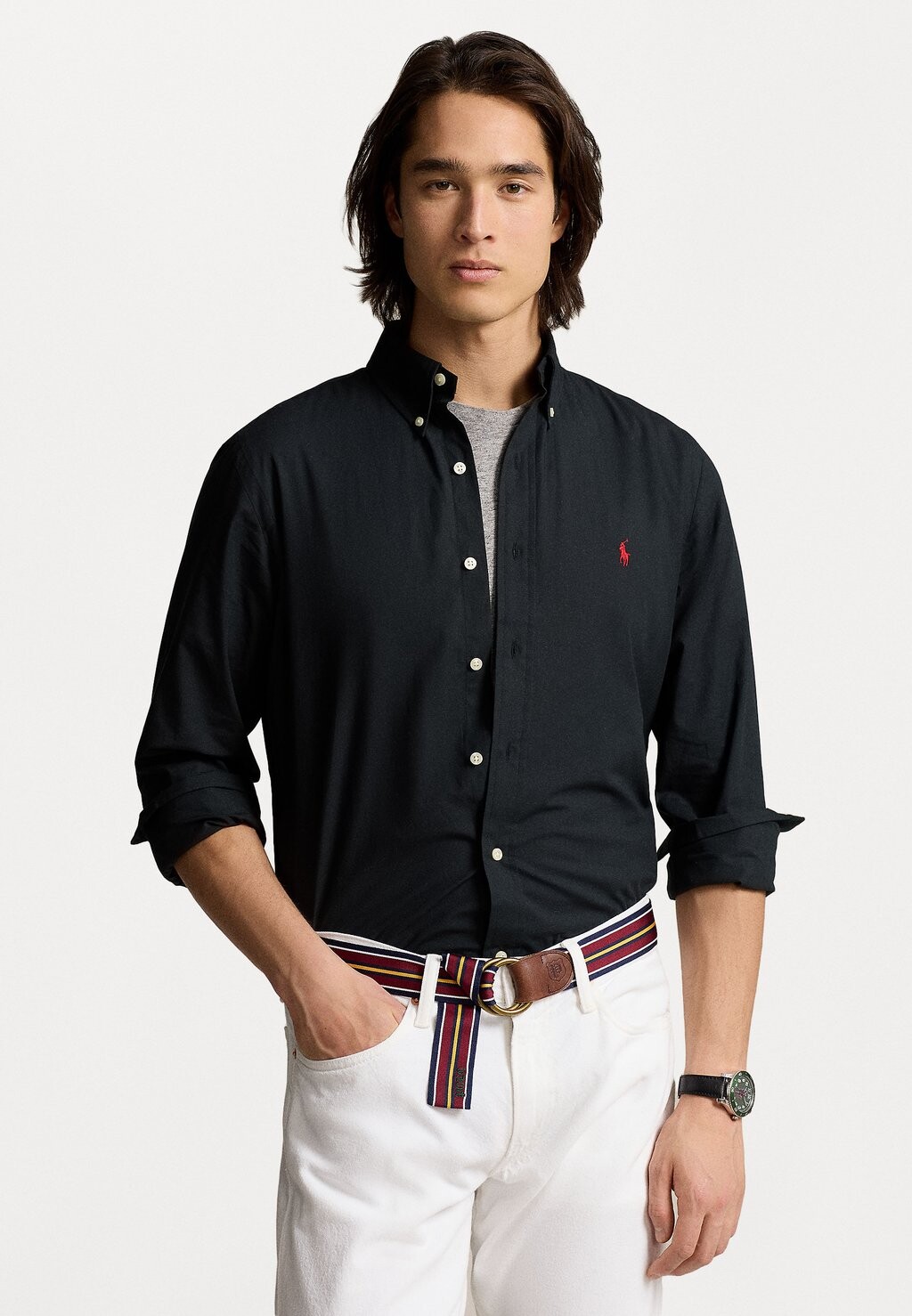 

Рубашка Polo Ralph Lauren, черная, Черный