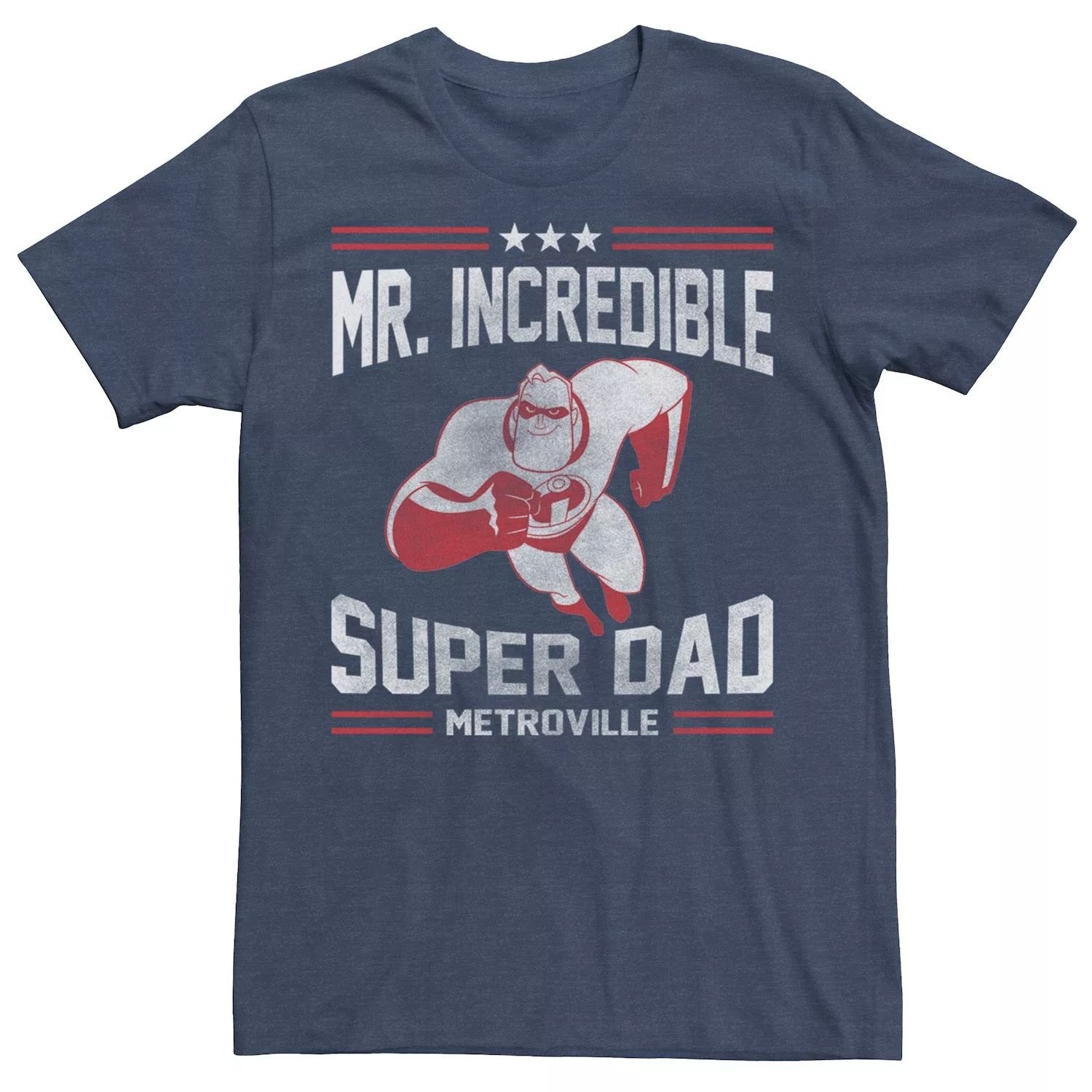 

Мужская футболка Disney/Pixar Incredibles Super Dad Licensed Character