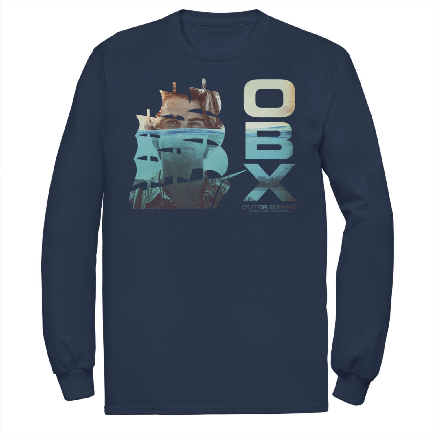 Мужская футболка Outer Banks John B Sunken Ship Licensed Character vintage outer banks john b t shirt men john b sweatshirt outer banks t shirts for men