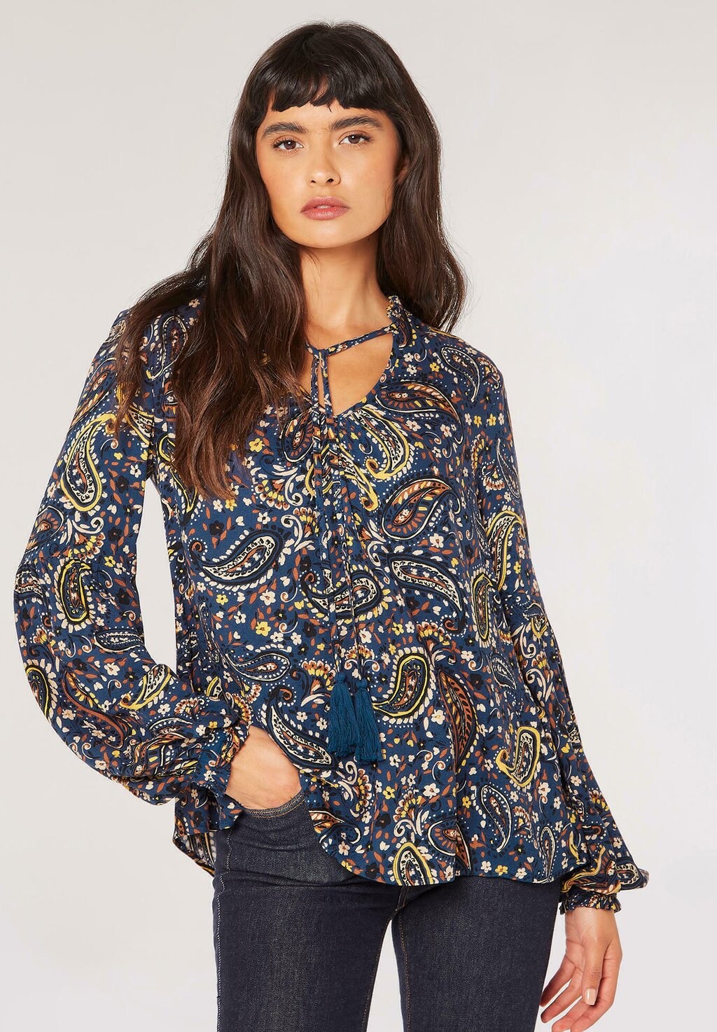 

Блузка BOHO Apricot, цвет navy