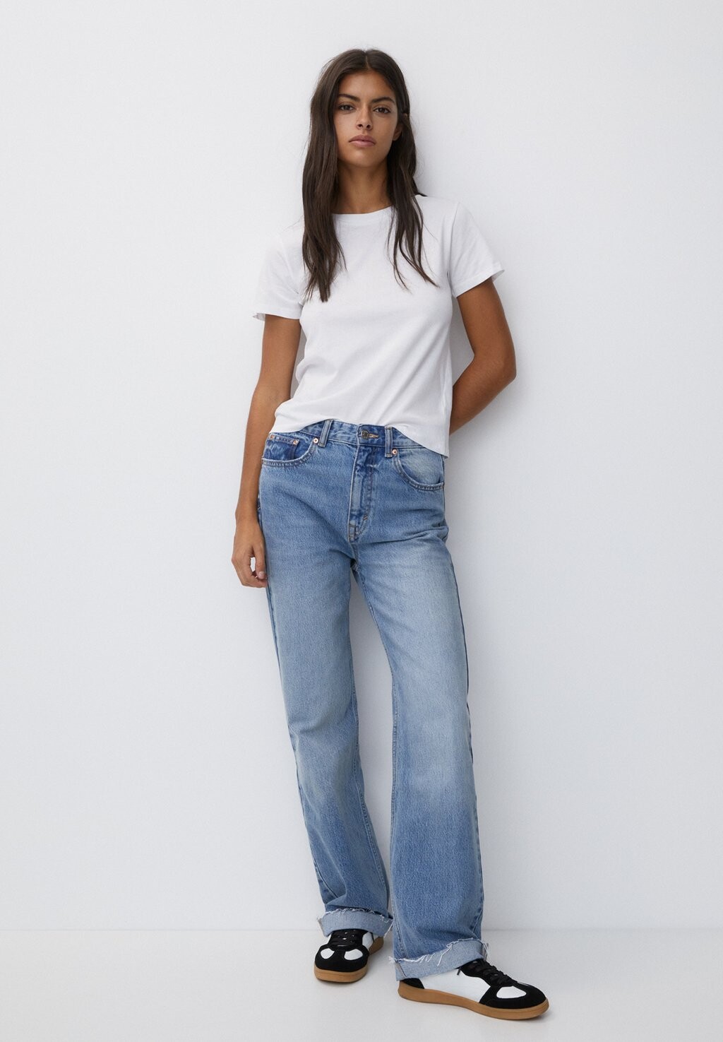 

базовая футболка Pack Of 3 Round Neck PULL&BEAR, зеленый