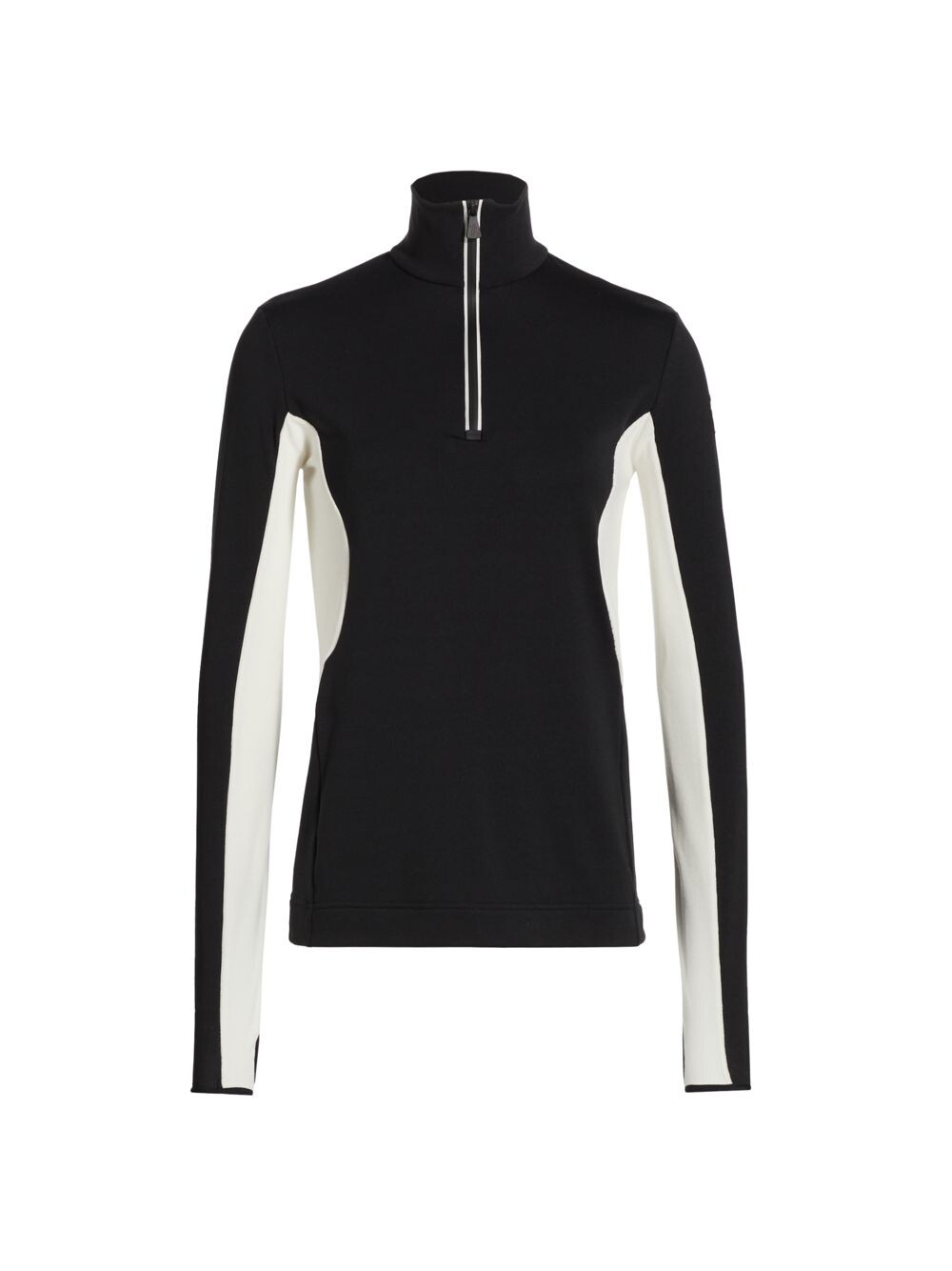 

Топ с молнией на четверть Moncler Grenoble, черный
