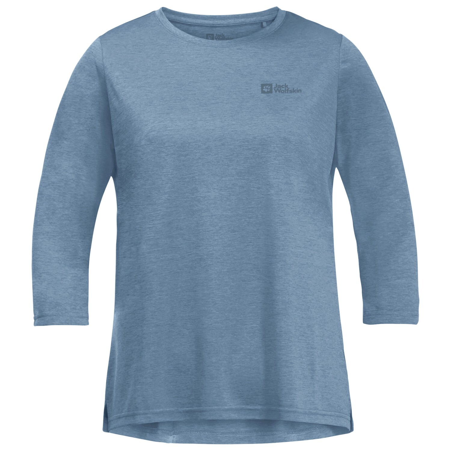 Лонгслив Jack Wolfskin Women's Crosstrail 3/4 Tee, цвет Elemental Blue цена и фото