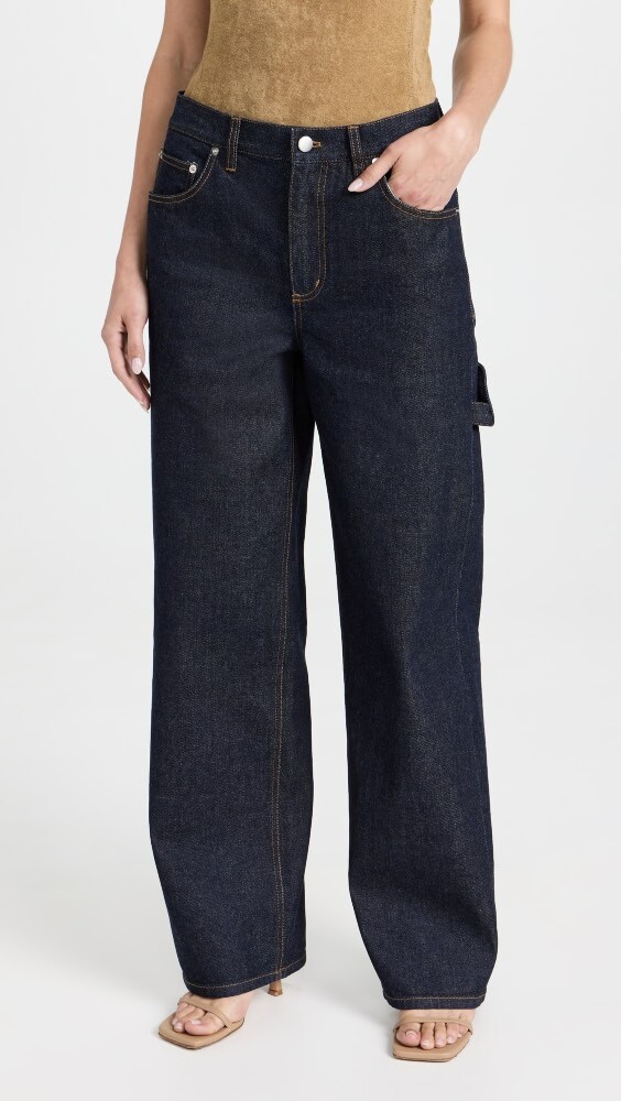 

Джинсы Tibi Slouchy Carpenter