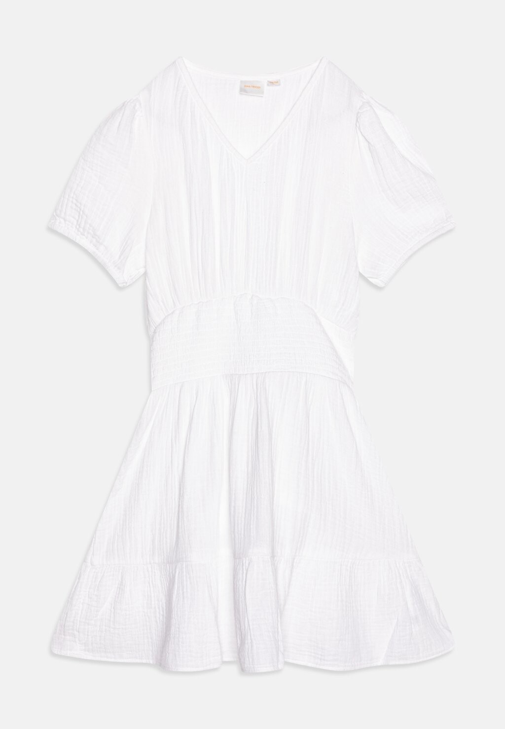 

Летнее платье Frill Dress Gina Tricot Young, белый