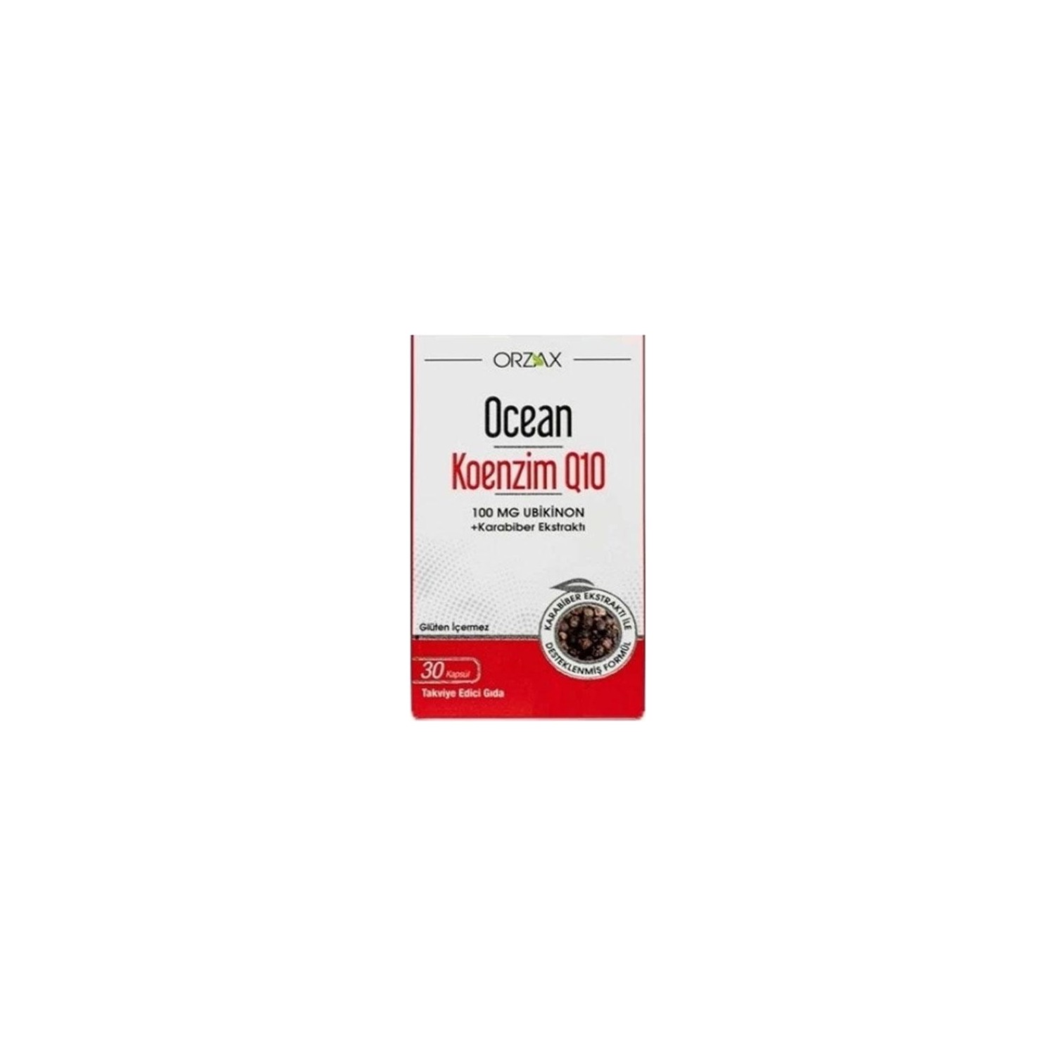 Коэнзим Q10 Orzax Ocean, 30 капсул пищевая добавка orzax ocean mk 7 vitamin к2 100 мкг 30 капсул