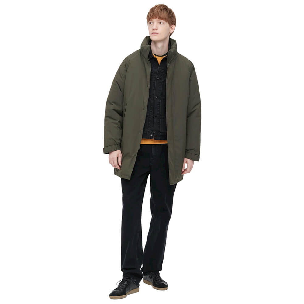 

Пальто Uniqlo Windproof Padded, оливковый
