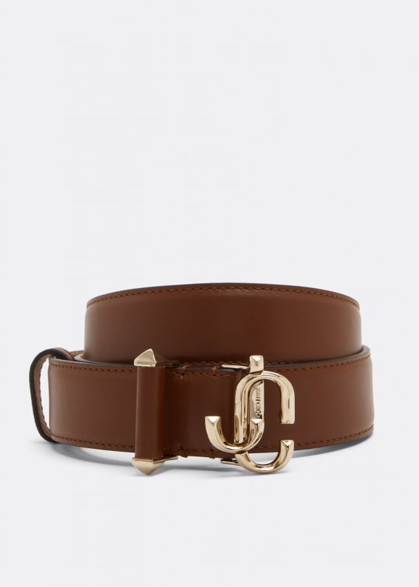 

Ремень JIMMY CHOO JC bar belt, коричневый