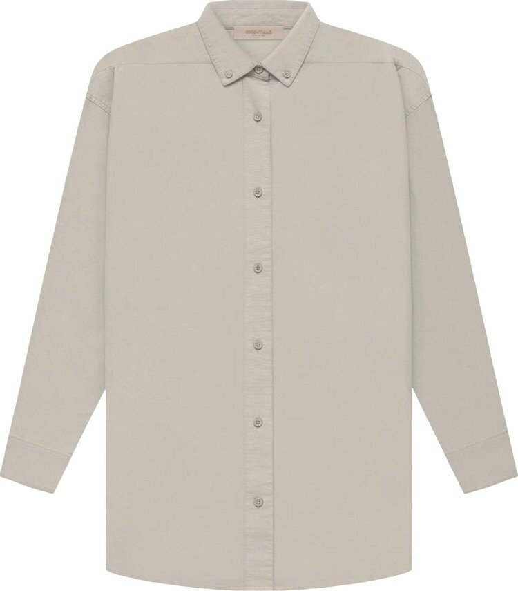 

Лонгслив Fear of God Essentials Long-Sleeve Oxford 'Smoke', серый