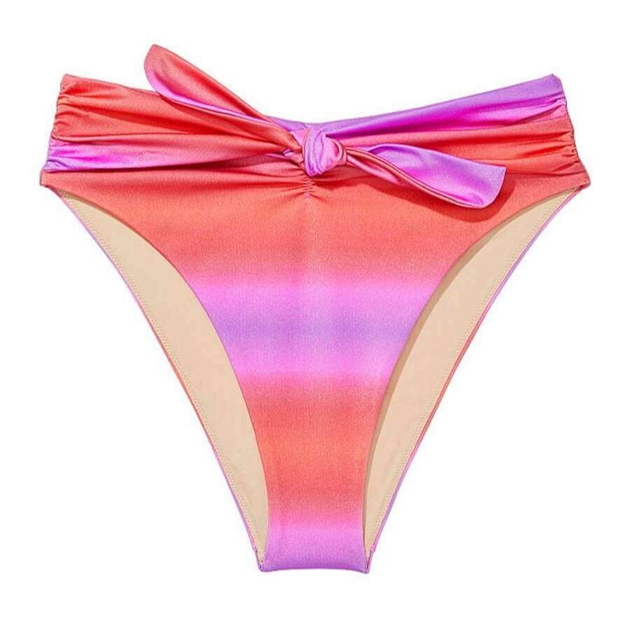 

Плавки бикини Victoria's Secret Swim Twist Cheeky, фиолетовый/розовый