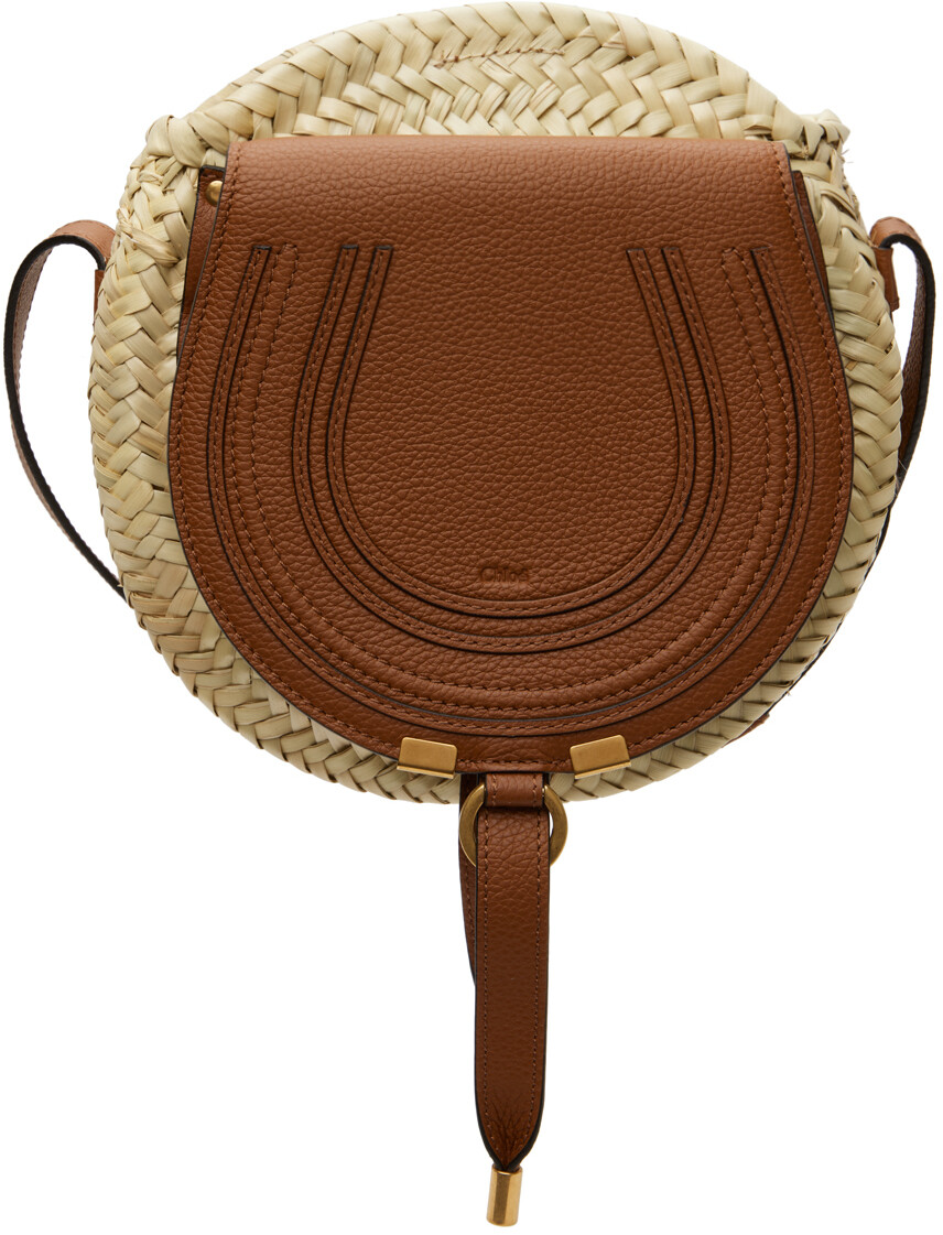 

Светло-коричневая сумка через плечо Marcie Basket Chloé, Коричневый