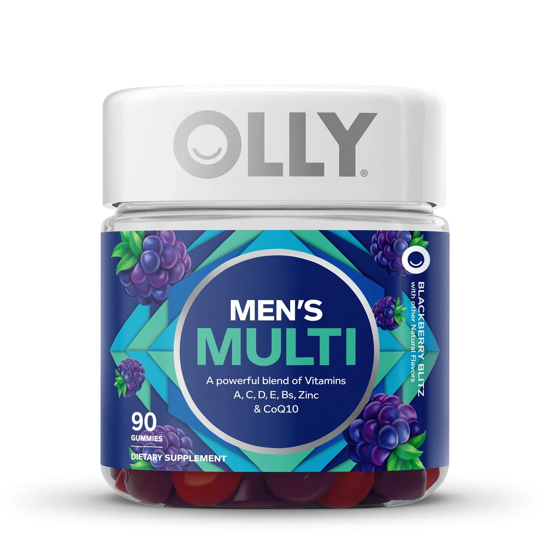 Мультивитамины Olly Men's Overall Health and Immune Support, 90 жевательных конфет витамины антиоксиданты минералы mirrolla шипучие таблетки витамины группы b