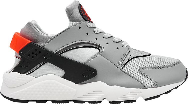 Nike huarache grey and sale orange