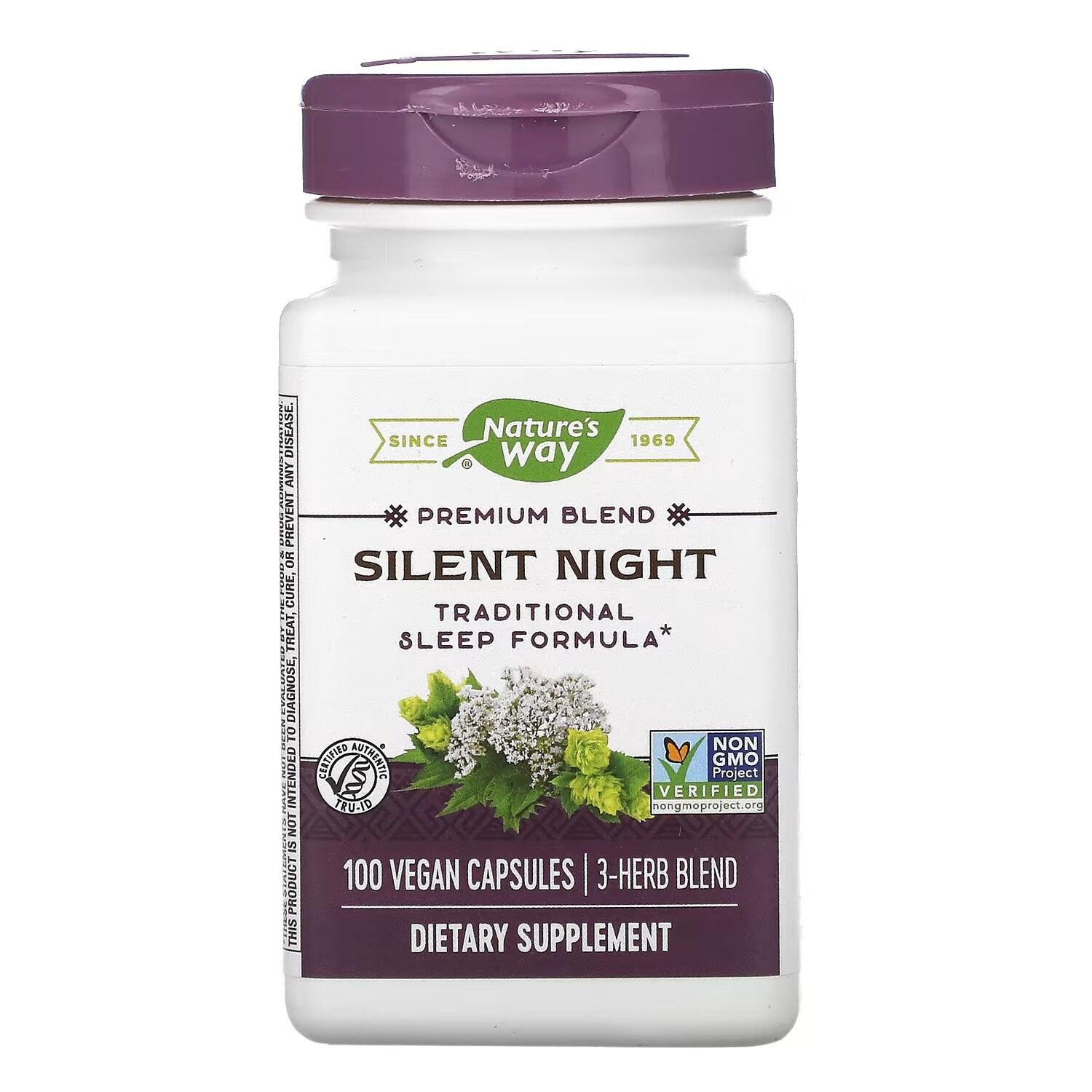 

Nature's Way Silent Night, 100 веганских капсул