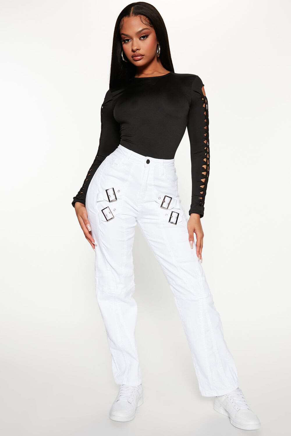 

Джинсы Fashion Nova HT023, белый