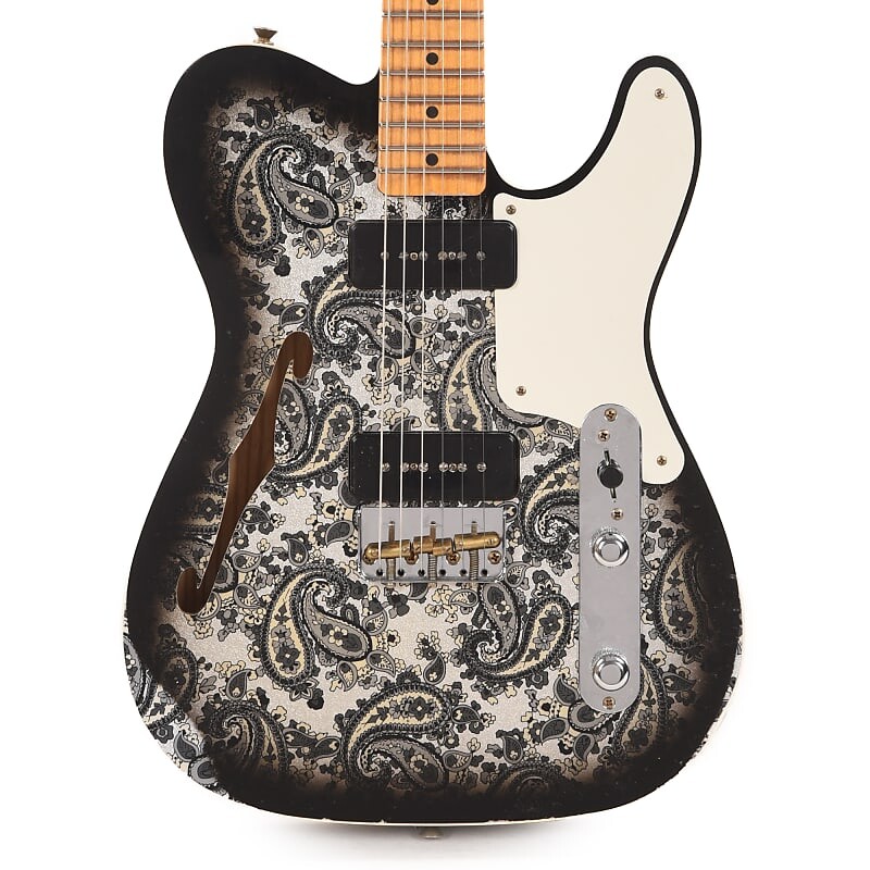 

Fender Custom Shop Limited Edition Dual P90 Telecaster Relic Black Paisley (серийный номер CZ565460)