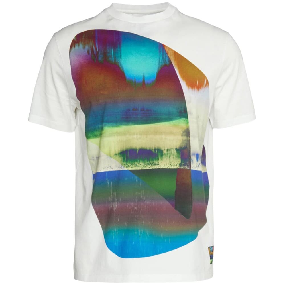 

Футболка Paul Smith Geometric Print, белый
