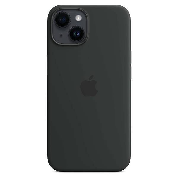 Чехол силиконовый Apple iPhone 14 с MagSafe, midnight противоударный силиконовый чехол finish him на apple iphone xr 10r айфон икс р