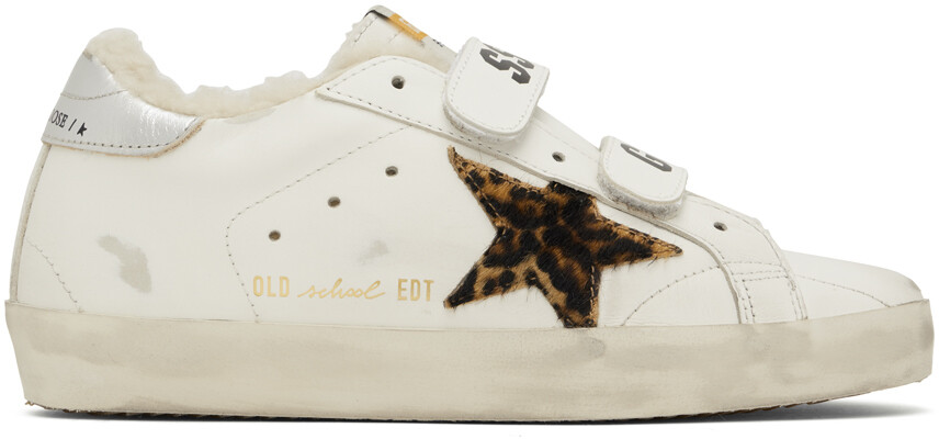 

Белые кроссовки Old Skool Golden Goose