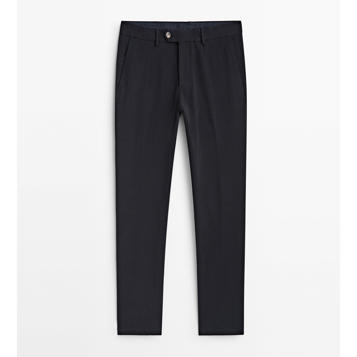 

Мужские штаны Massimo Dutti Slim fit twill chino, темно-синий
