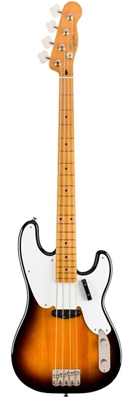 

Squier 0374500503 Classic Vibe '50s Precision Bass, кленовый гриф, 2 цвета Sunburst