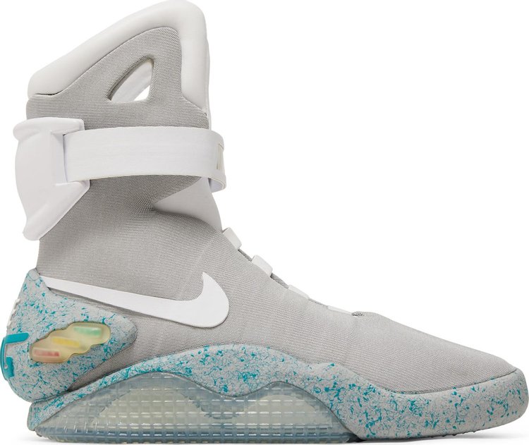 цена Лимитированные кроссовки Nike Air Mag Back To The Future, серый