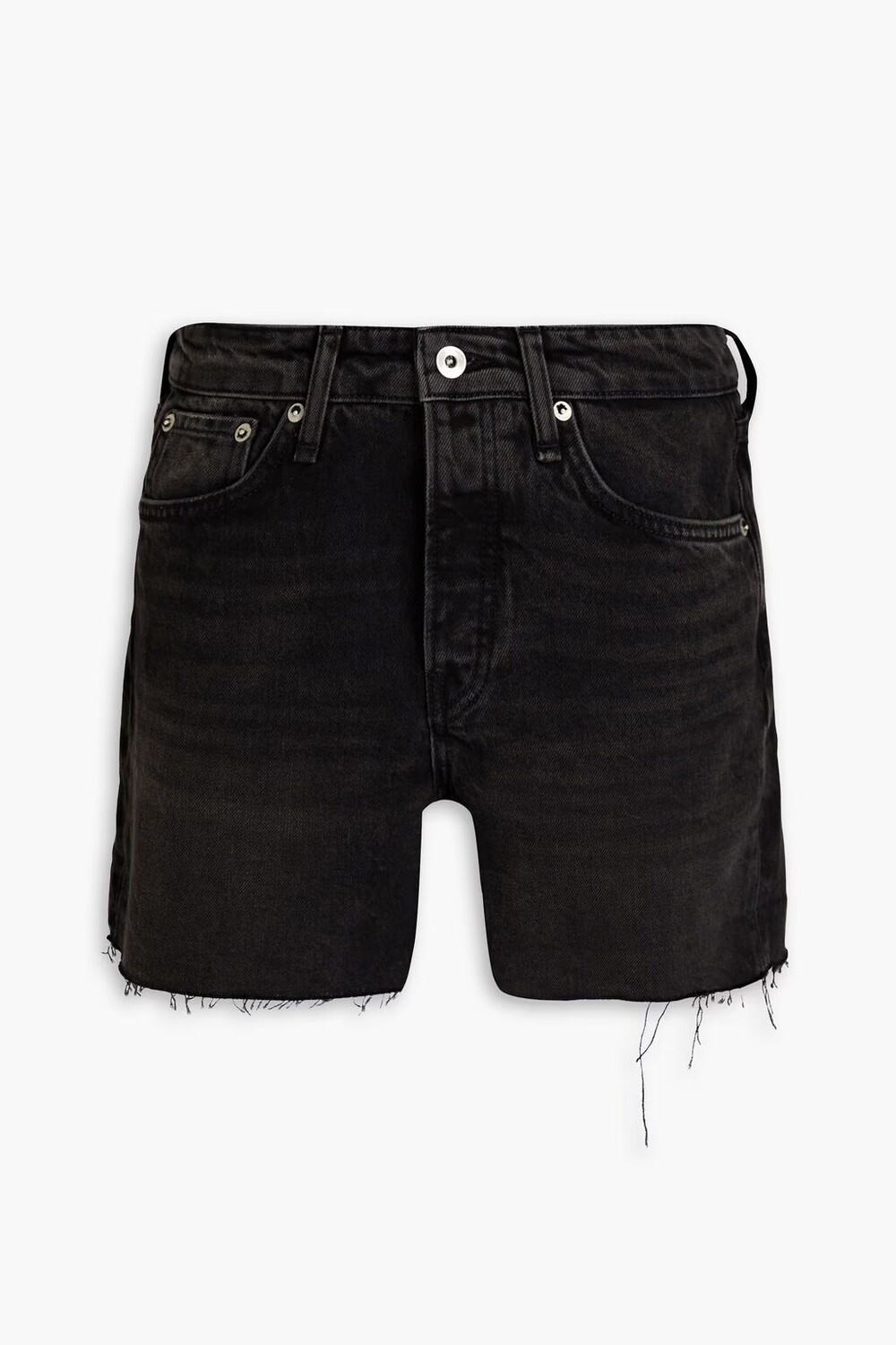 

Джинсовые шорты Rosa с потертостями Rag & Bone, черный
