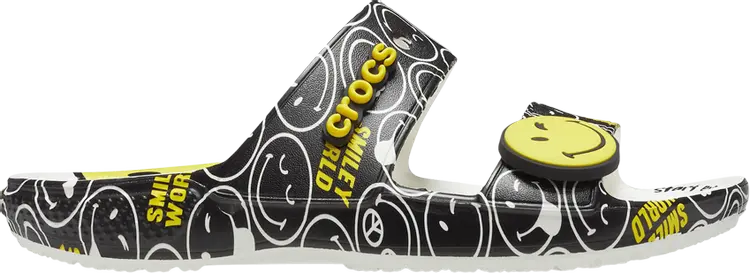 

Сандалии SmileyWorld x Classic Sandal Black White, черный