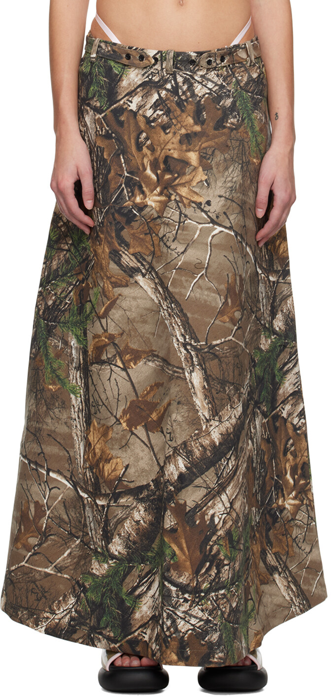 

Макси-юбка цвета хаки Realtree Edition Praying