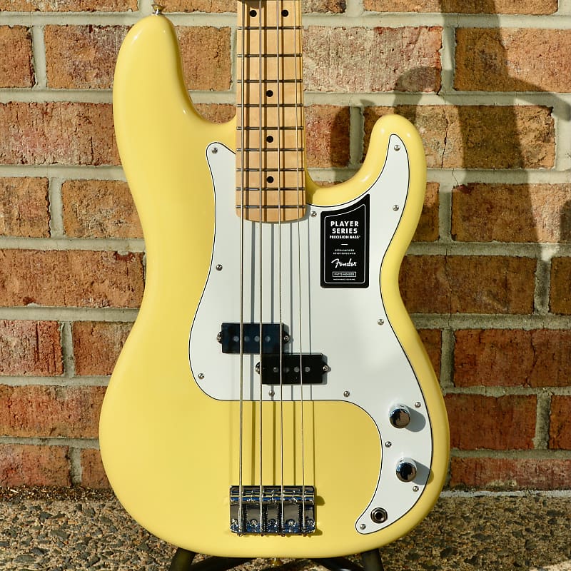 Бас-гитара Fender Player Precision Bass, накладка из клена, кремовый цвет Player Precision Bass?, Maple Fingerboard, Buttercream фотографии