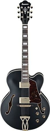 

Гитара Ibanez Artcore AF75G с полым корпусом, черная, плоская AF75G BKF
