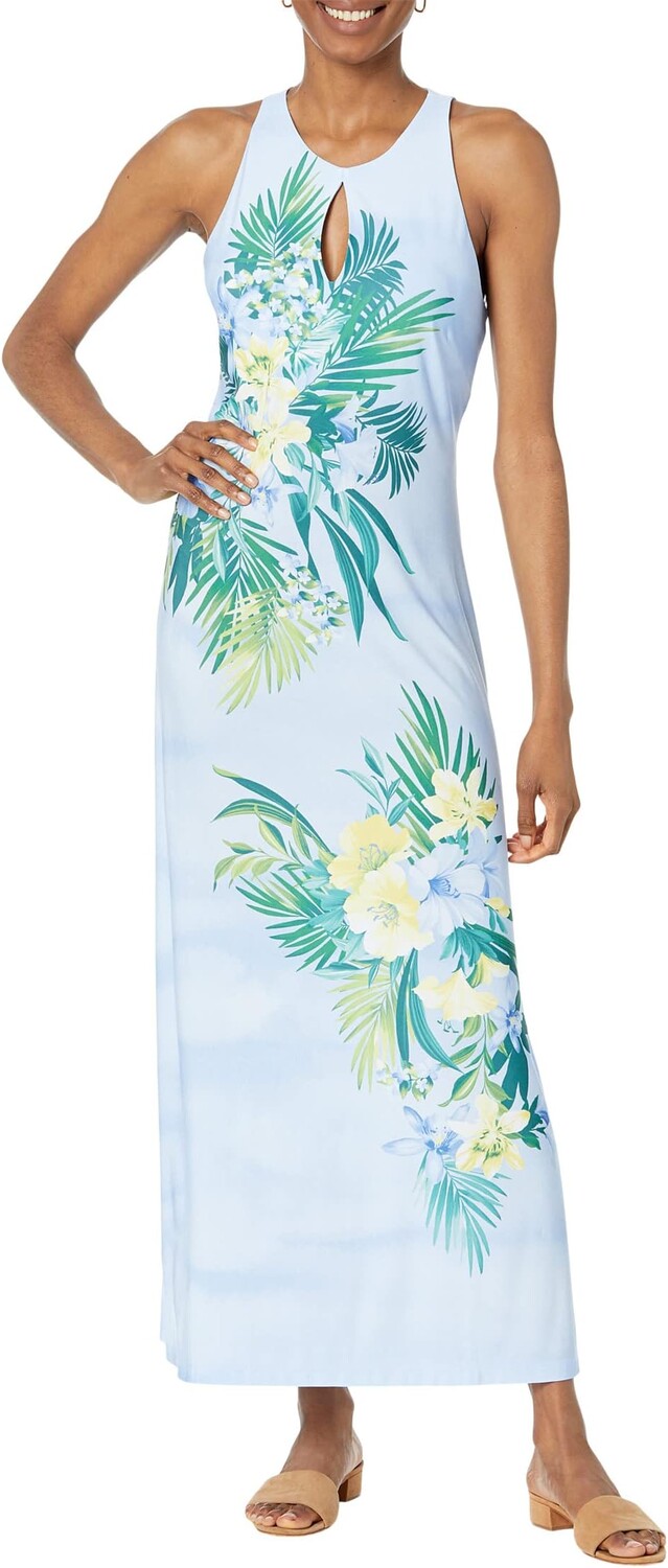 

Платье Jasmina Seaside Blooms Maxi Tommy Bahama, цвет Light Sky