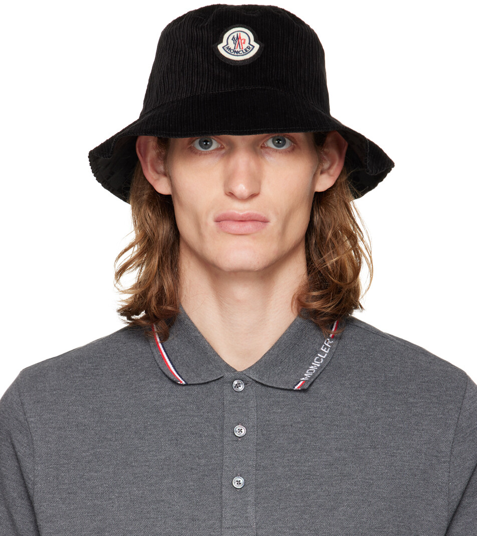 

Черная двусторонняя панама Moncler