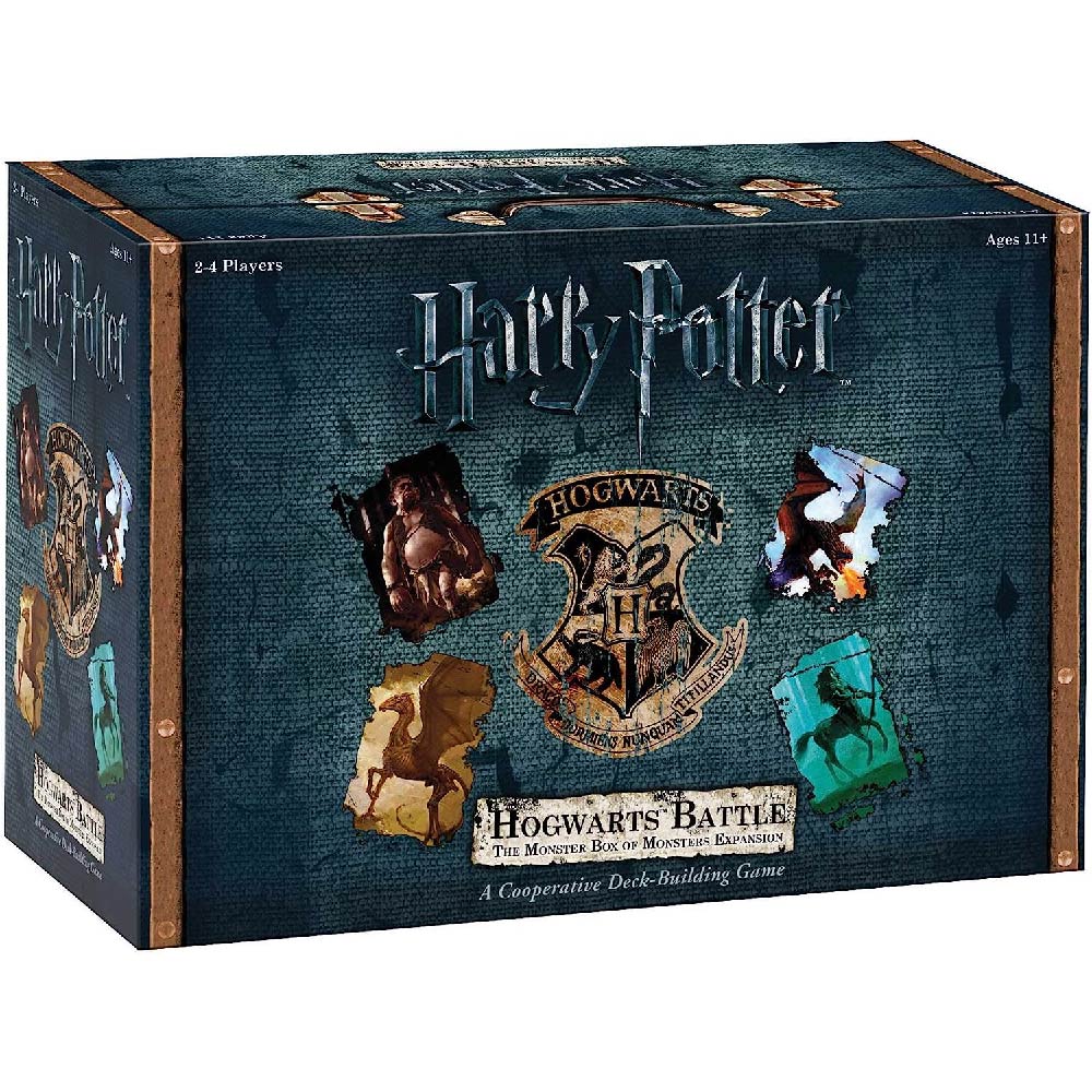 Настольная игра USAOPOLY Hogwarts Battle The Monster Box of Monsters Expansion wizarding world значок гарри поттер луна лавгуд