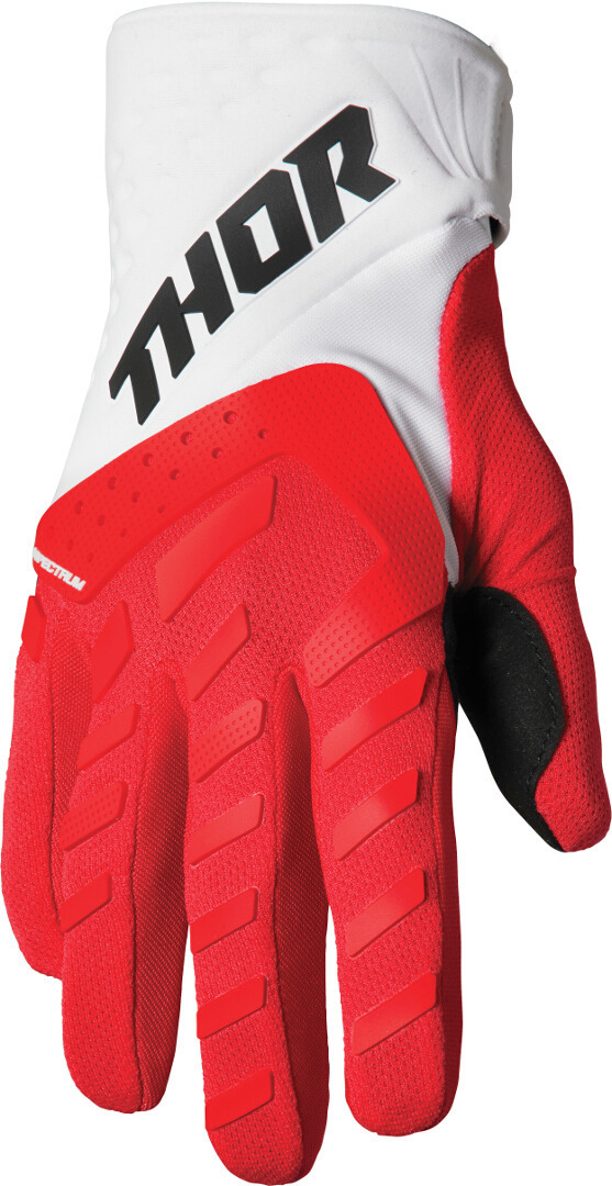 Перчатки Thor Spectrum Touch для мотокросса, красный/белый цена и фото
