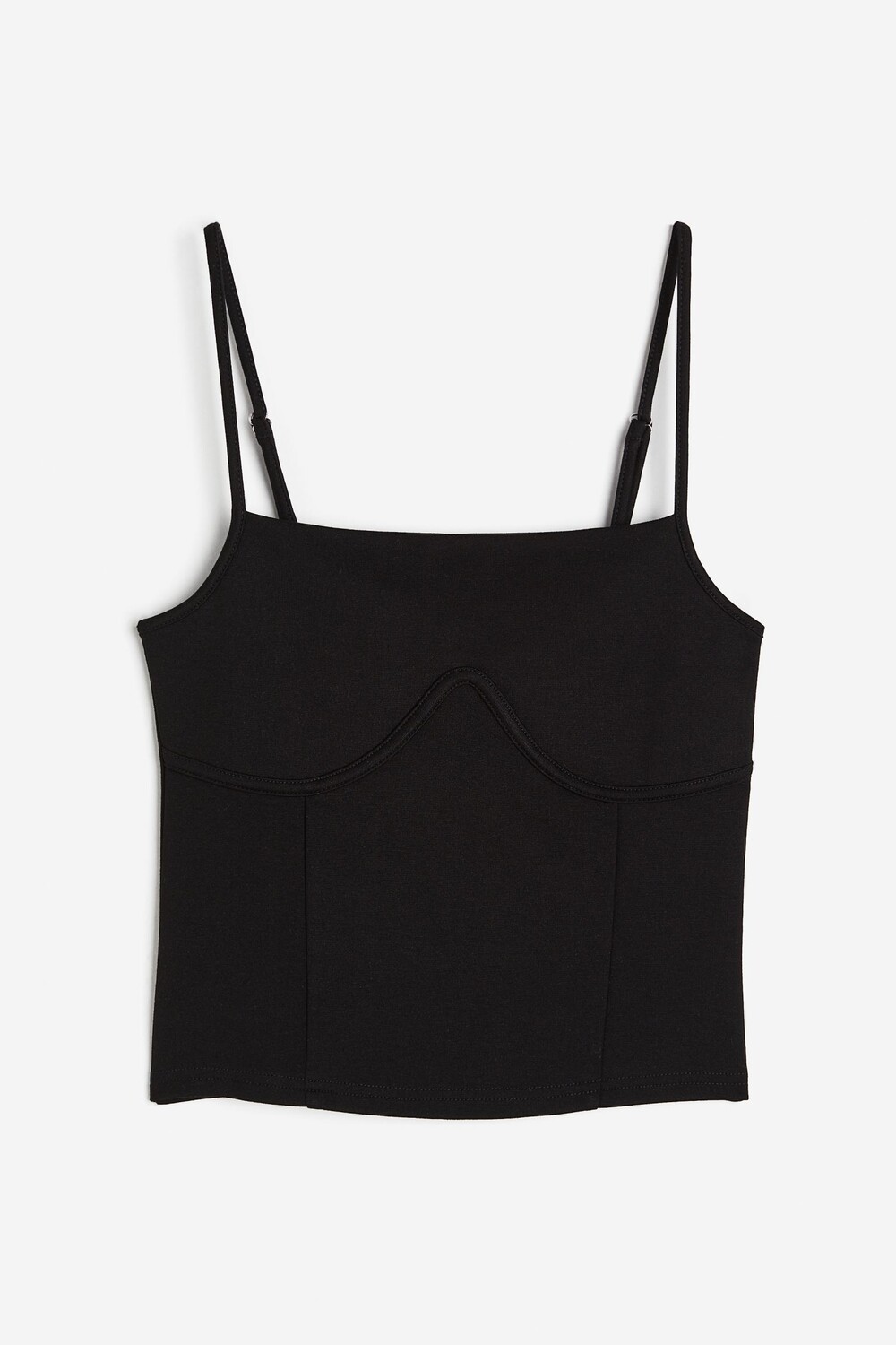 

Топ H&M Corset-style Camisole, черный