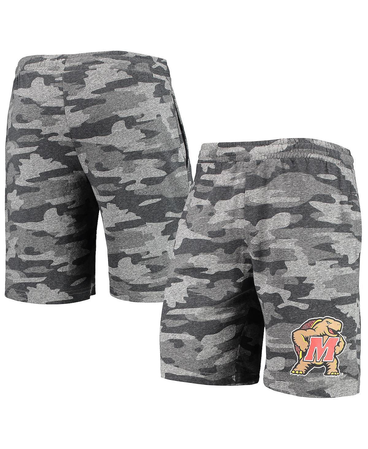 Мужские темно-серые шорты maryland terrapins camo backup terry jam lounge shorts Concepts Sport, мульти