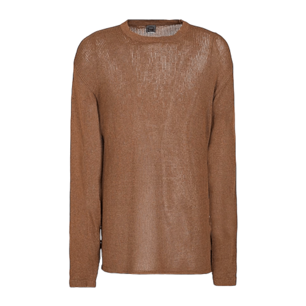 Свитер 8 By Yoox Cotton Blend, коричневый свитер 8 by yoox cotton blend черный