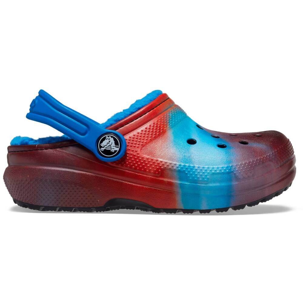 

Сабо детские Crocs Classic Lined Out Of This World Clog, синий/красный