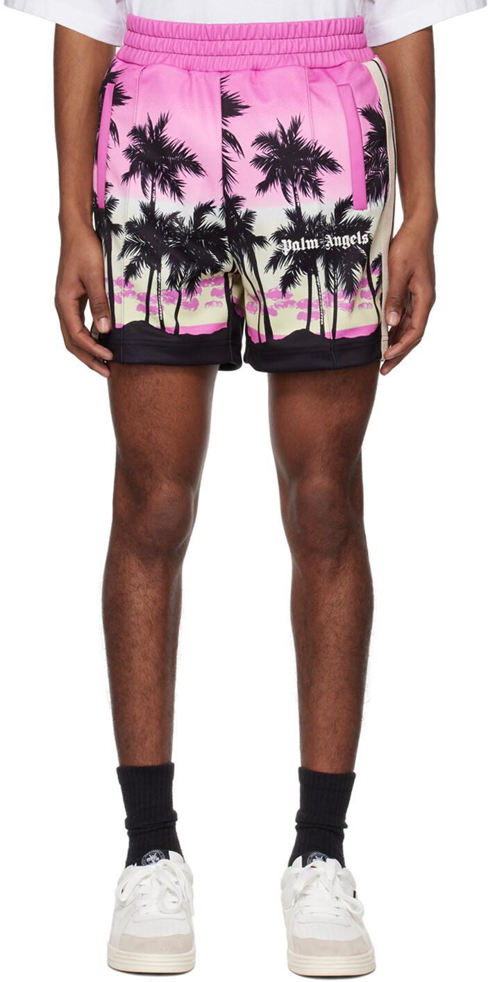 

Розовые спортивные шорты Sunset Palm Angels